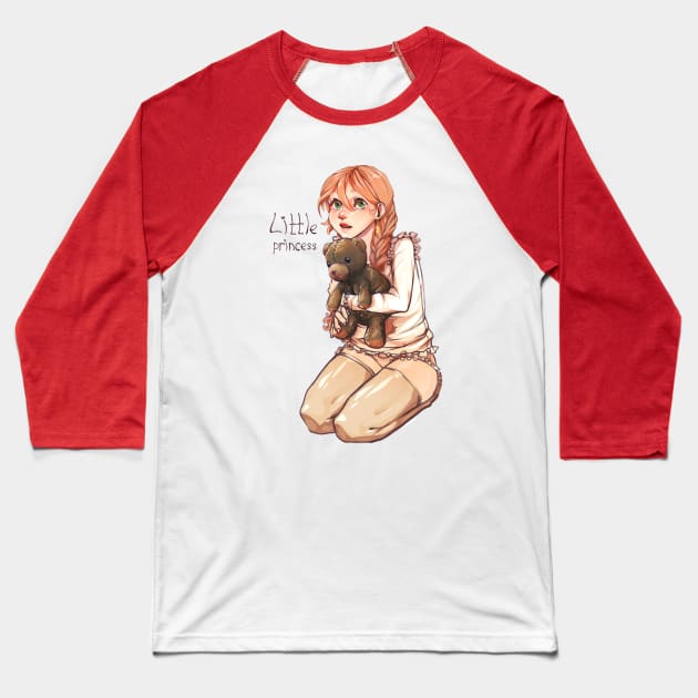 Little princess Baseball T-Shirt by SofiaValtieri